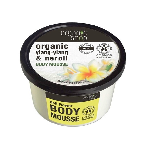 Mousse delicios pentru corp Bali Flower, 250 ml - Organic Shop