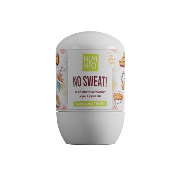 NIMBIO No Sweat deodorant natural pentru adolescente, 50ml