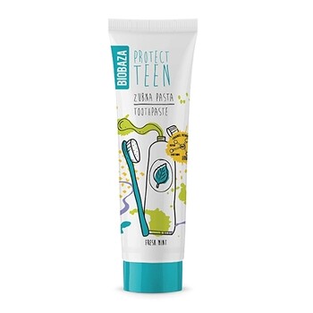 Pasta de dinti fara fluor pentru copii si adolescenti Protect Teen 7+, 75ml - BIOBAZA