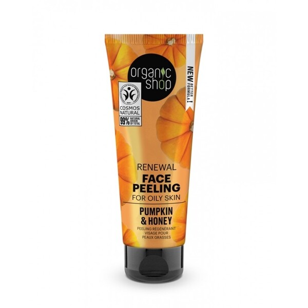 Peeling regenerant pentru ten gras Pumpkin Honey, 75ml - Organic Shop