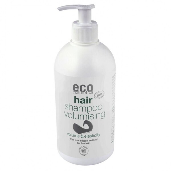 Sampon bio pentru volum cu kiwi si lime, family size 500ml - Eco Cosmetics