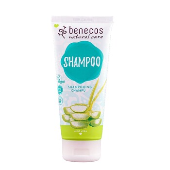 Sampon bio toate tipurile de par cu aloe vera, 200 ml - Benecos