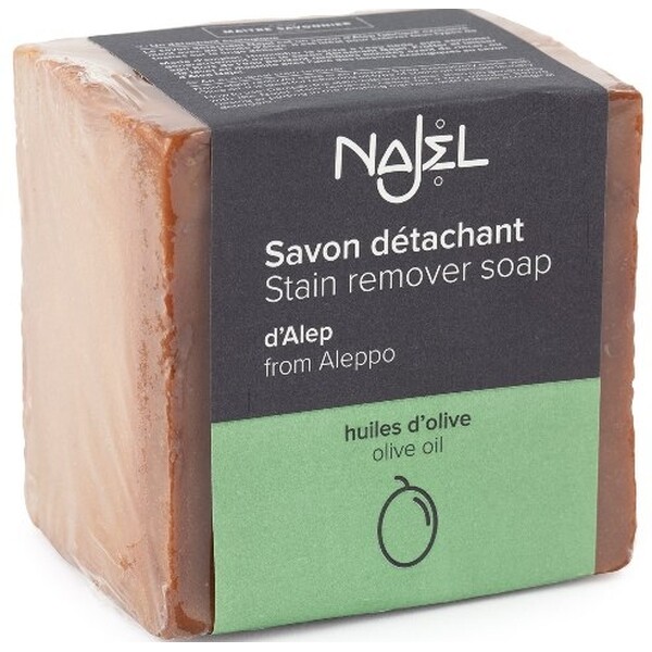 Sapun de Alep cu ulei de masline pentru indepartarea petelor, 200g - Najel