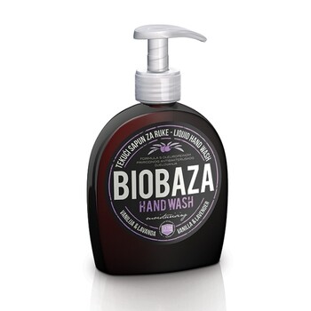 Sapun lichid natural cu vanilie si lavanda, 300 ml - BIOBAZA
