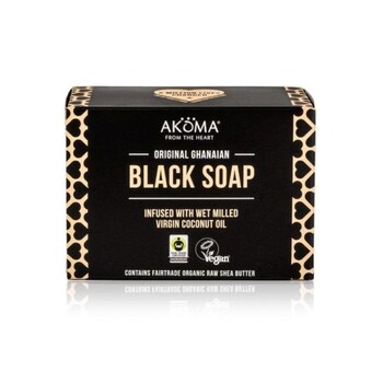 Sapun negru african autentic, din Ghana - Akoma Skincare