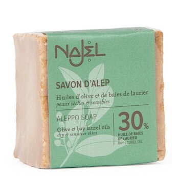 Sapun traditional de Alep cu 30% ulei de dafin, 185g - NAJEL