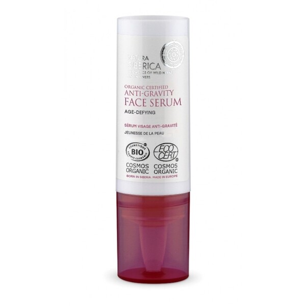 Serum lifting si intinerire Anti-Gravity cu hidrolat de snow cladonia, 15ml - Natura Siberica