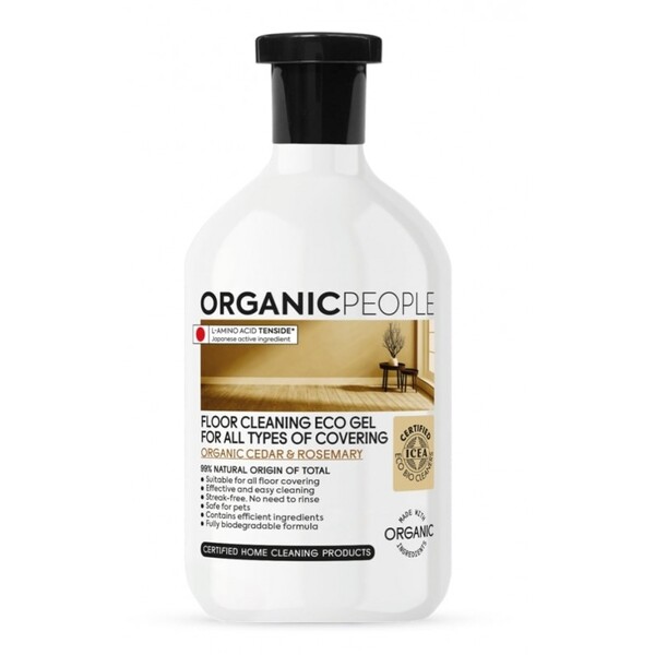 Solutie ecologica pentru podele Organic Cedar Rosemary, 500ml - Organic People