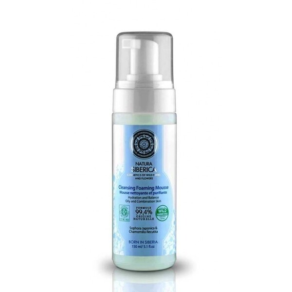 Spuma demachianta ten mixt sau gras cu salcam japonez, 170 ml - Natura Siberica