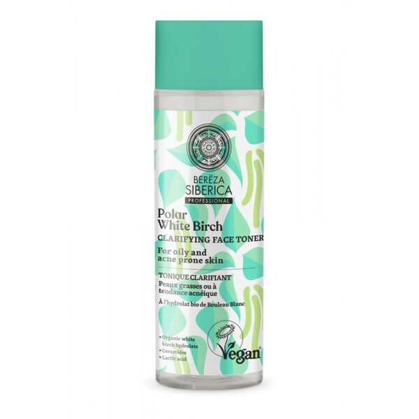 Toner purifiant pentru ten acneic cu ceramide si acid lactic, 200ml - Polar White Birch
