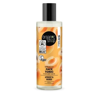 Tonic miraculos pentru ten uscat Apricot Mango, 150ml - Organic Shop