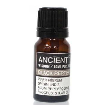 Ulei esential de Piper negru (Piper Nigrum), 10ml - Ancient Wisdom