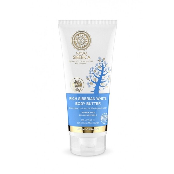 Unt de corp alb siberian, tratament anti-celulitic, 200ml - Natura Siberica