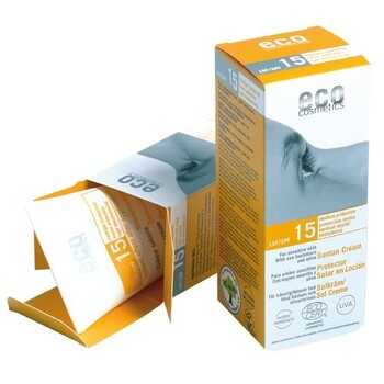 Crema bio protectie solara FPS15, 75 ml - Eco Cosmetics