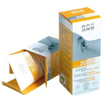 Crema bio protectie solara FPS 20, 75 ml - Eco Cosmetics