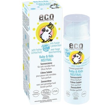 Crema bio protectie solara bebe si copii FPS50+, piele foarte sensibila, FARA PARFUM - Eco Cosmetics