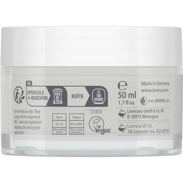 Crema de Zi Echilibranta Barrier Balance cu Prebiotice, fara Parfum si Alcool, Unisex, 50ml - LAVERA