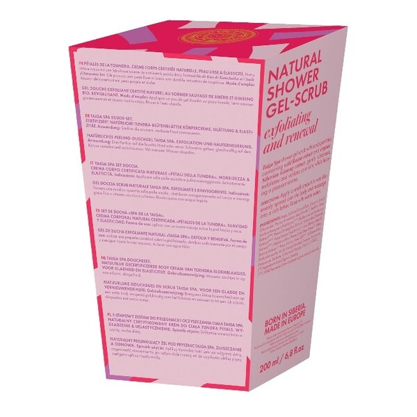 Gel de dus & scrub 2-in-1 Taiga Spa