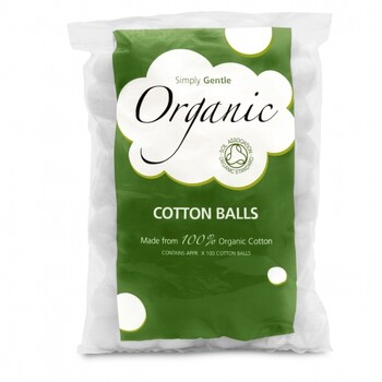 Bile de vata din bumbac organic, 100 buc, Macdonald and Taylor