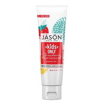 Pasta naturala de dinti cu capsuni pt copii Jason, 119g
