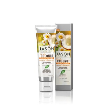 Pasta de dinti sensibili, cu cocos si musetel, 119 g, Jason