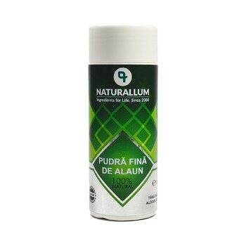 Pudra fina de alaun antiperspirant, Naturallum 120 gr