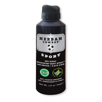 Deodorant spray pt barbati Sport, protectie maxima, Herban Cowboy, 80 g