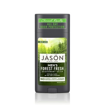 Deodorant natural stick Forest Fresh cu miros proaspat de padure, Jason, pt barbati, 71 g